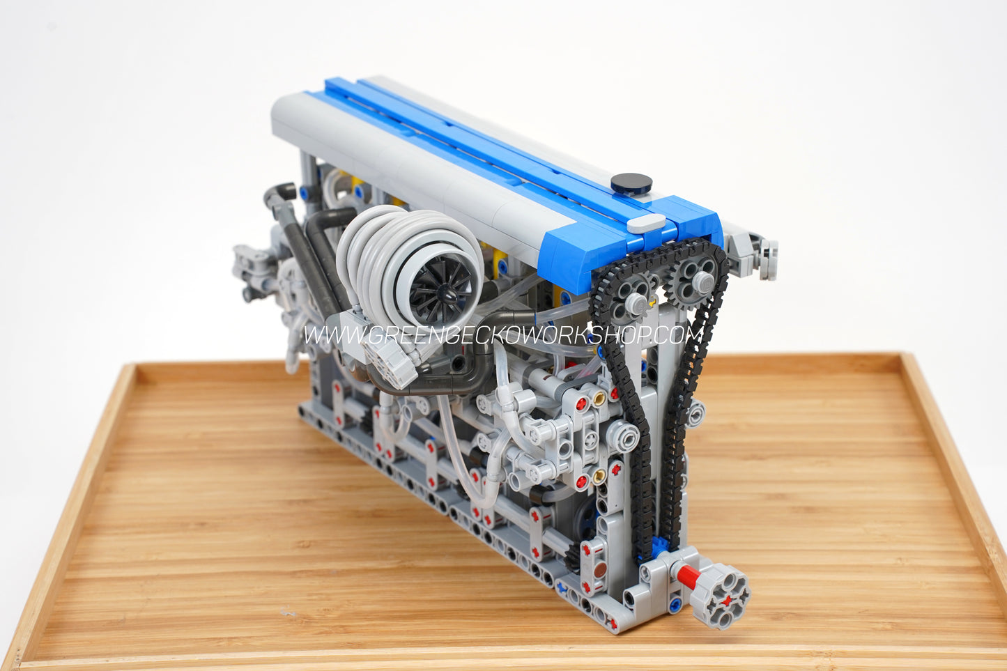 Complete Kit - MK3 Inline 6 Cylinder Turbo Lego Pneumatic Engine - 2JZ GTE Edition - 2500 RPM 🔥 20% OFF! 🔥