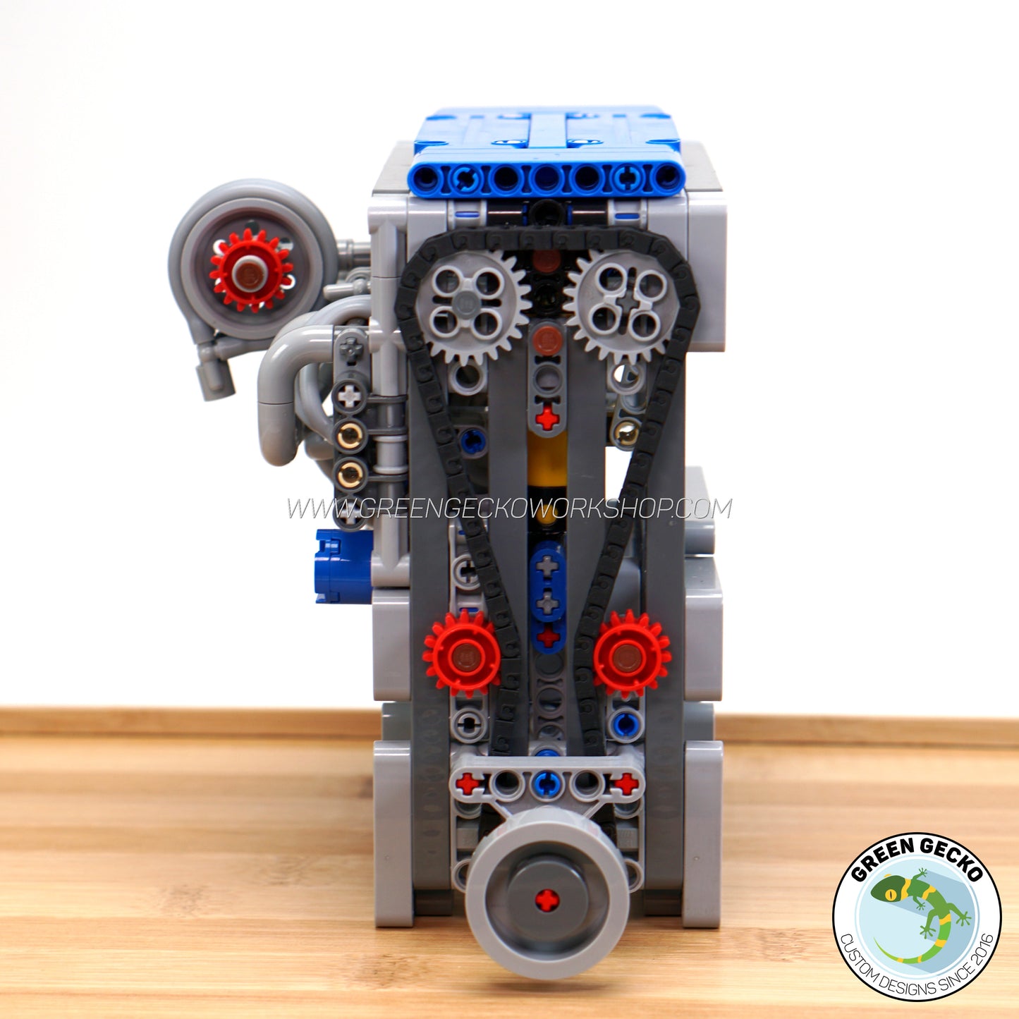 Complete Kit - Inline 4 Cylinder Turbo Lego Pneumatic Engine - Switchless 2000RPM - 🔥 20% OFF! 🔥