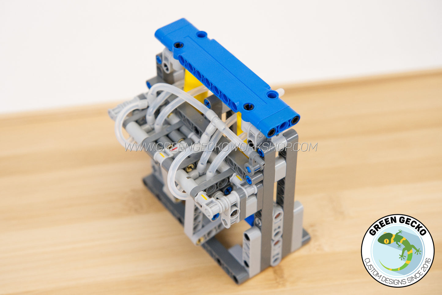 Complete Kit - Straight Twin Lego Pneumatic Engine - Switchless 2500RPM - 20% OFF!