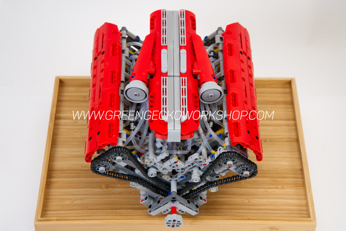 Complete Kit - V12 Lego Pneumatic Engine - F140 Edition - Switchless 2500 RPM 🔥 20% OFF! 🔥