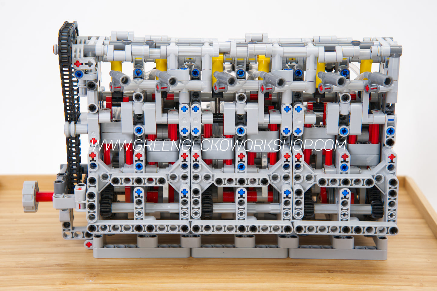 Complete Kit - V12 Lego Pneumatic Engine - F140 Edition - Switchless 2500 RPM 🔥 20% OFF! 🔥