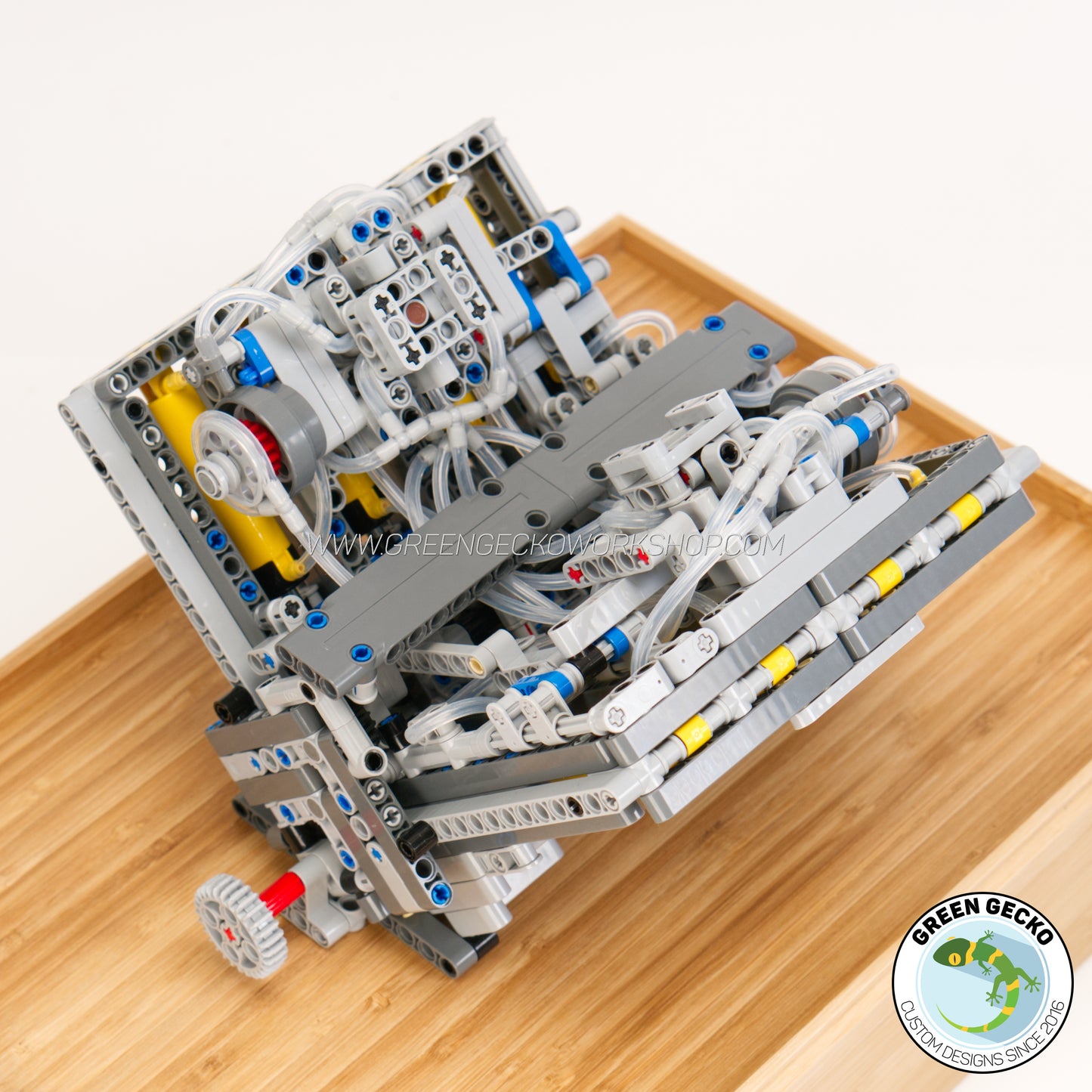 Pro Instructions - MK3 V8 Lego Pneumatic Engine - Twin Turbo Switchless
