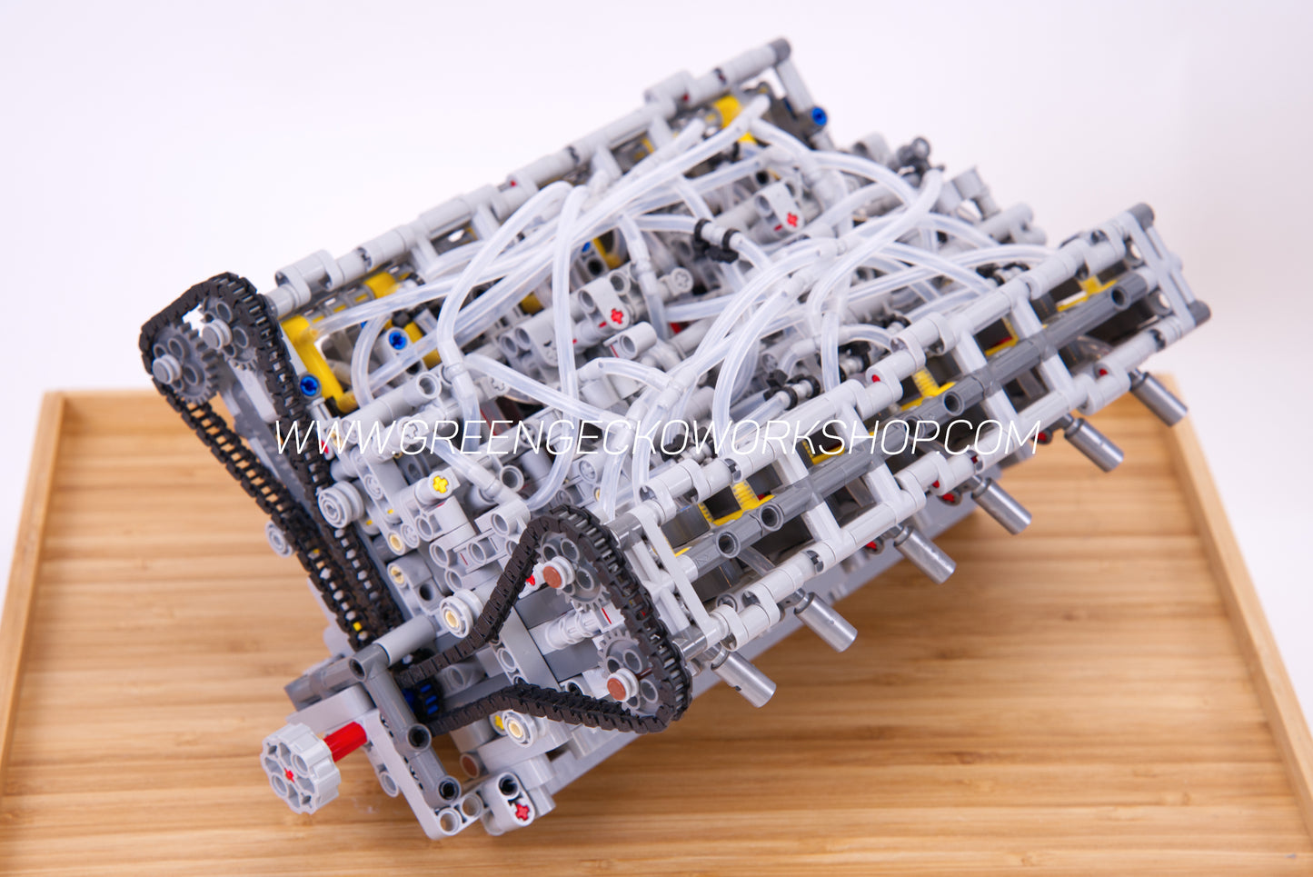 Complete Kit - V12 Lego Pneumatic Engine - F140 Edition - Switchless 2500 RPM 🔥 20% OFF! 🔥