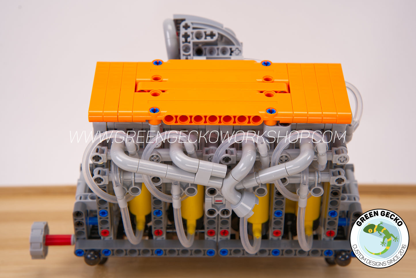 Complete Kit - MK5 V8 Supercharged Lego Pneumatic Engine - Switchless 2100 RPM 🔥 20% OFF! 🔥