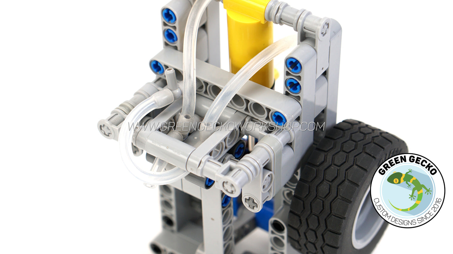 Complete Kit - 1 Cylinder Switchless Lego Pneumatic Engine 2500 RPM - 20% OFF!