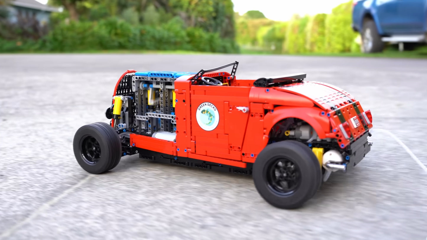 Air Powered Lego Hot Rod