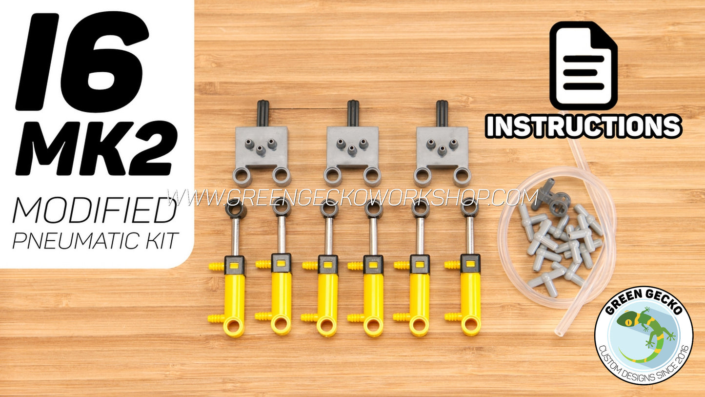 Modified Pneumatic Combo Kit - MK2 6 Cylinder Lego Pneumatic Engine