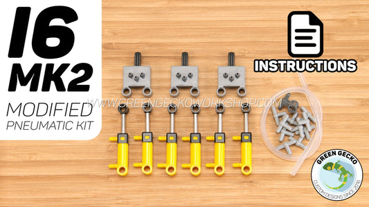 Modifiziertes pneumatisches Combo-Kit – MK2 6-Zylinder-Lego-Pneumatikmotor