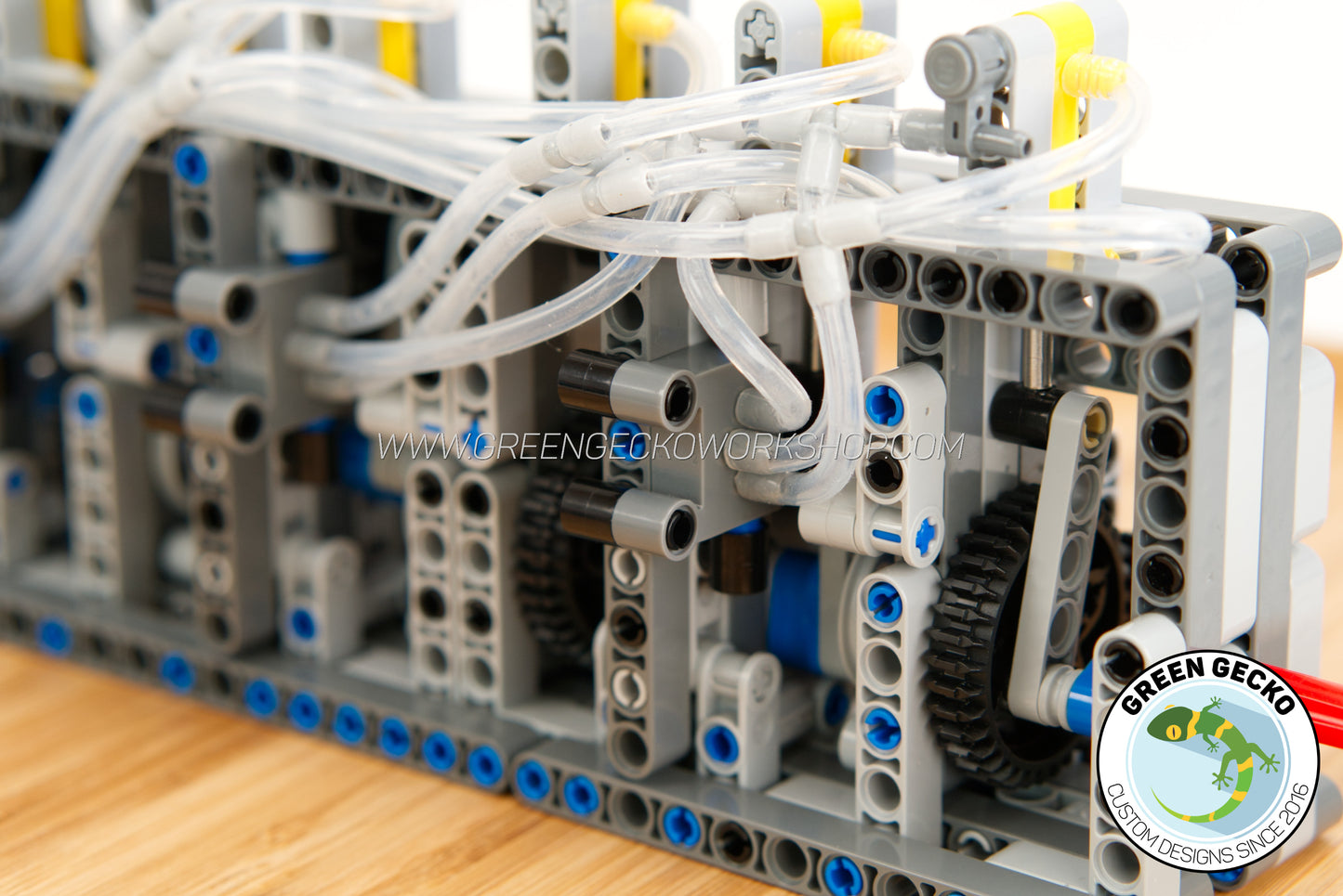 Pro Anleitung – MK2 6-Zylinder-Lego-Pneumatikmotor – Inline 6 – 2000 U/min