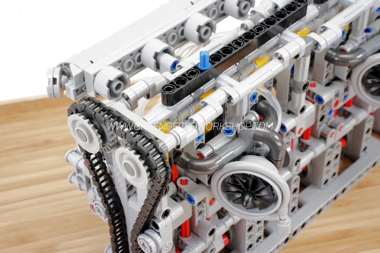 Complete Kit - MK3 Inline 6 Cylinder Twin Turbo Lego Pneumatic Engine - RB26 GT-R Edition - 2500 RPM 🔥 20% OFF! 🔥