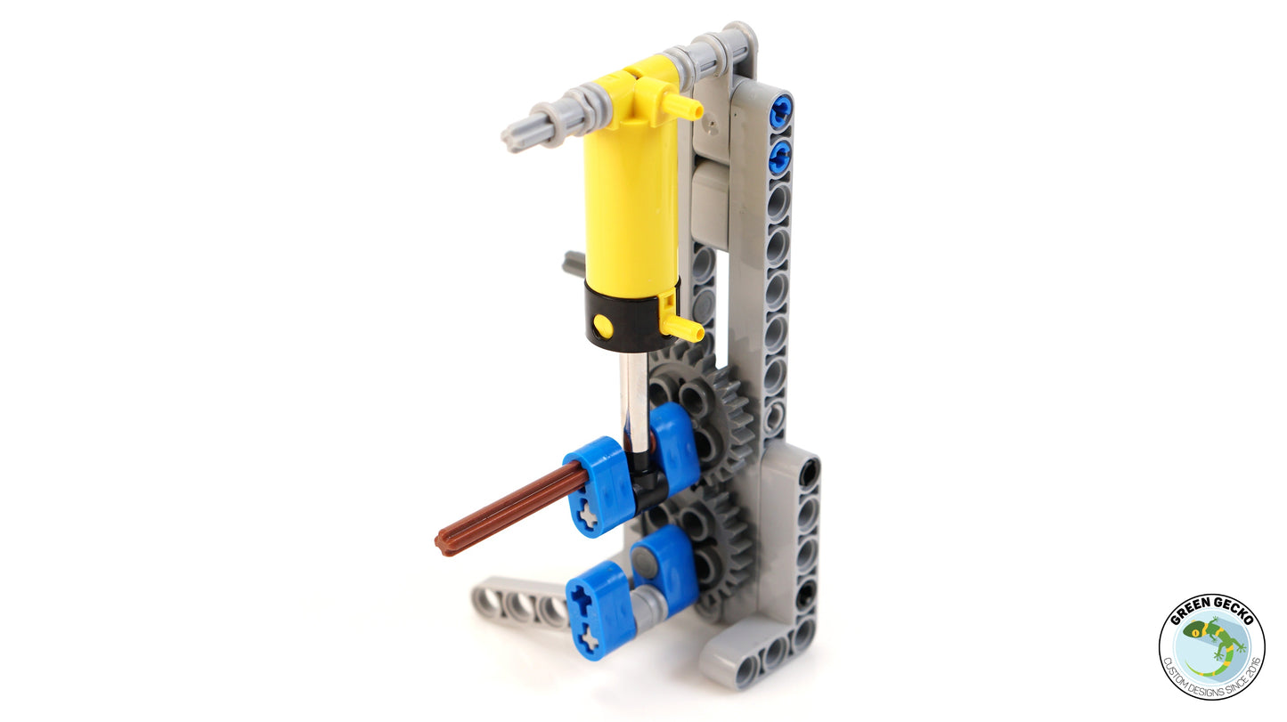 Pro Anleitung – 1 Zylinder Schalterloser Lego Pneumatischer Motor 2500 U/min