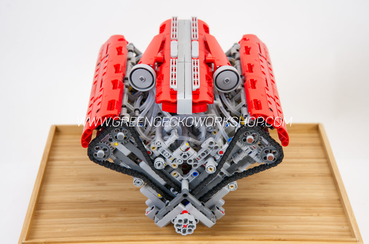 Lego Engine Icon Complete Kit - V12 Lego Pneumatic Engine - F140 Edition - Switchless 2 ...