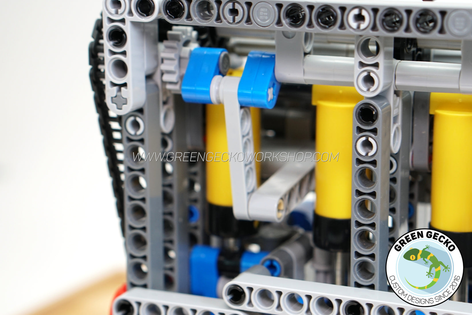 Complete Kit - Inline 4 Cylinder Turbo Lego Pneumatic Engine - Switchl ...