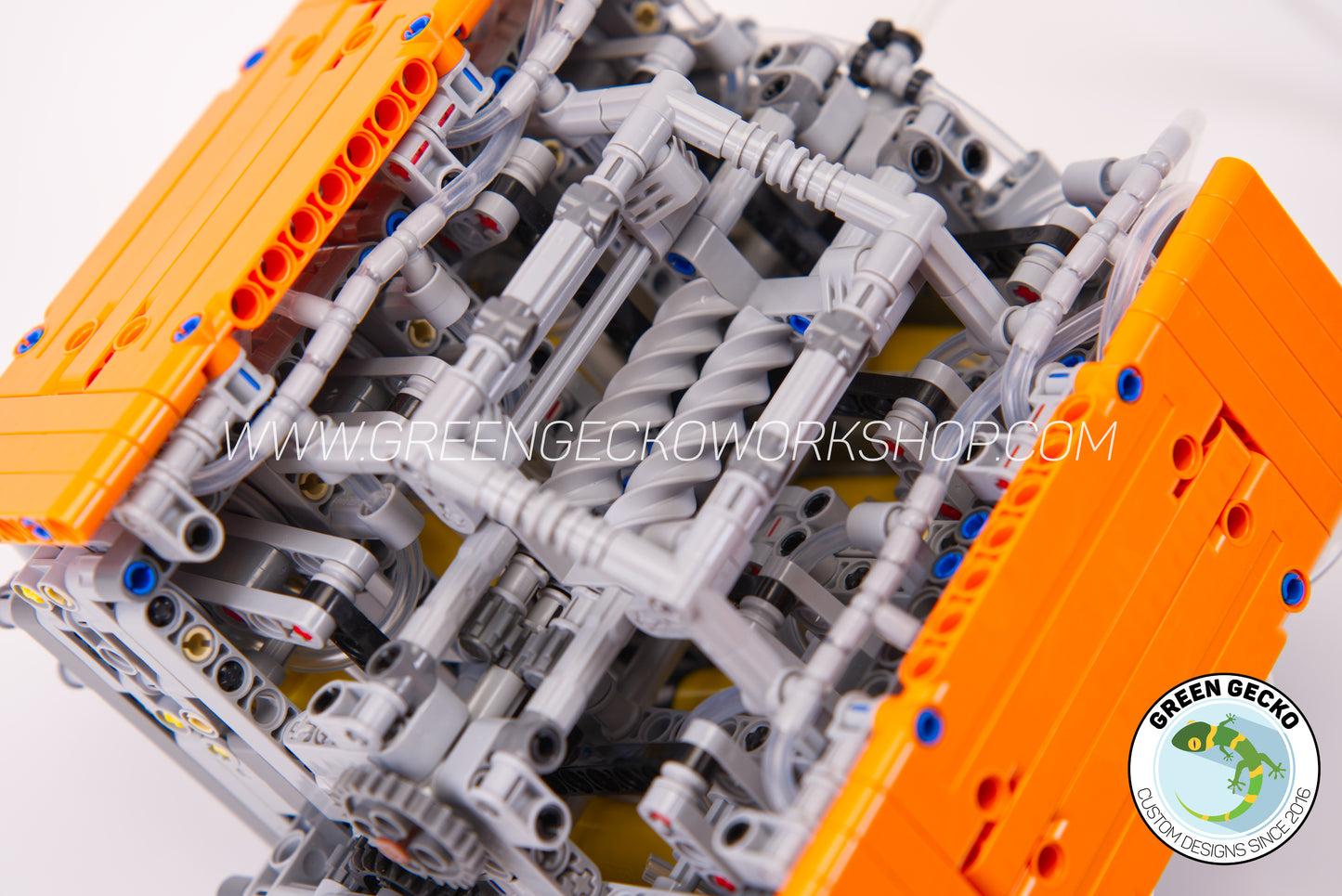 Complete Kit - MK5 V8 Supercharged Lego Pneumatic Engine - Switchless 2100 RPM 🔥 20% OFF! 🔥