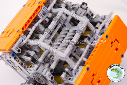 Complete Kit - MK5 V8 Supercharged Lego Pneumatic Engine - Switchless 2100 RPM 🔥 20% OFF! 🔥