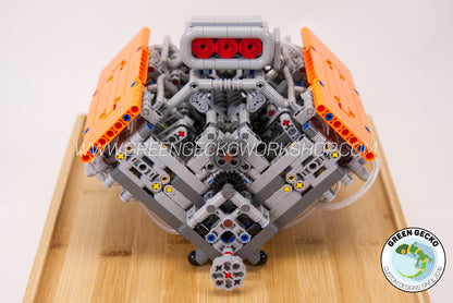 Complete Kit - MK5 V8 Supercharged Lego Pneumatic Engine - Switchless 2100 RPM 🔥 20% OFF! 🔥