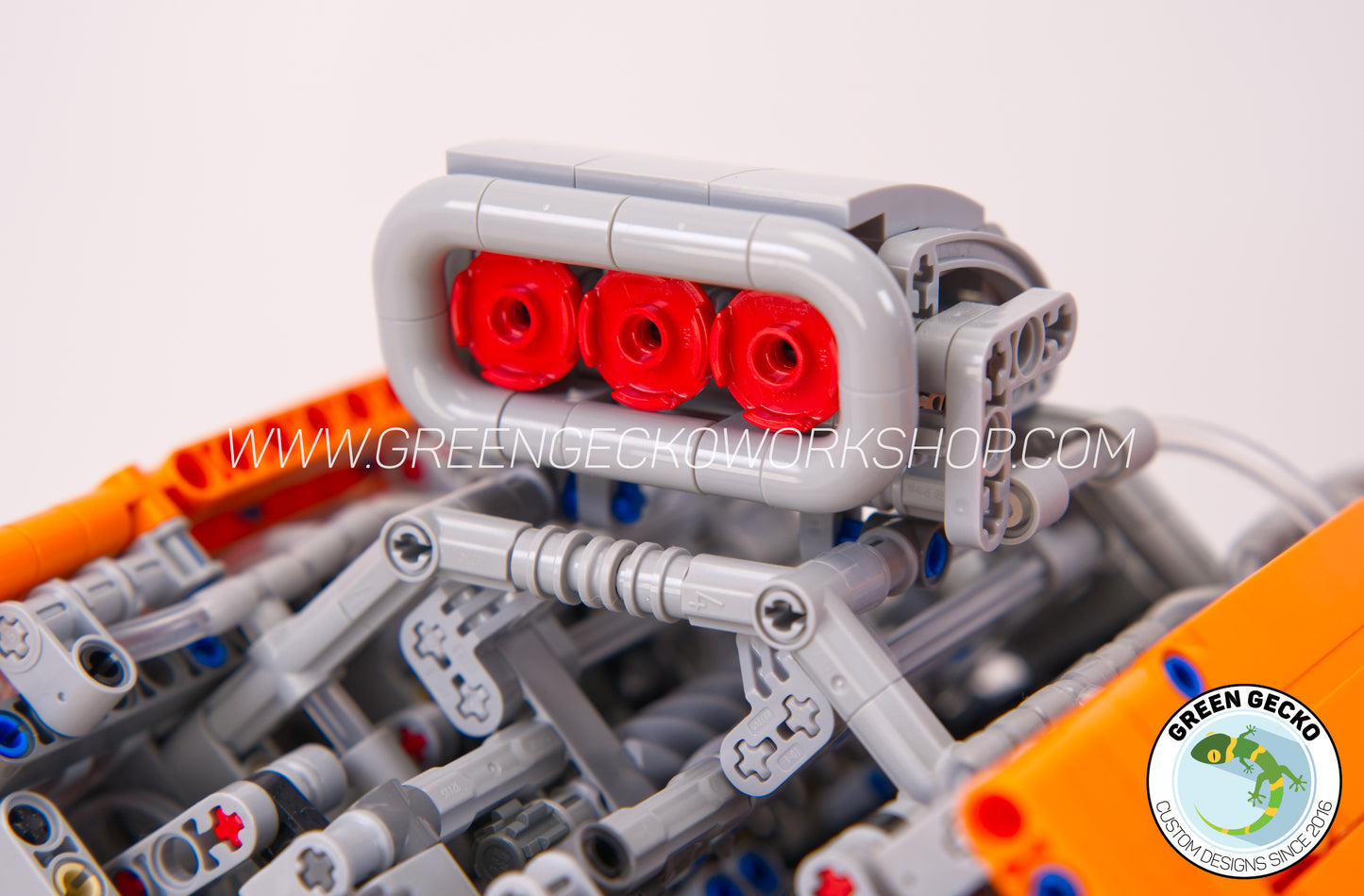 Complete Kit - MK5 V8 Supercharged Lego Pneumatic Engine - Switchless 2100 RPM 🔥 20% OFF! 🔥