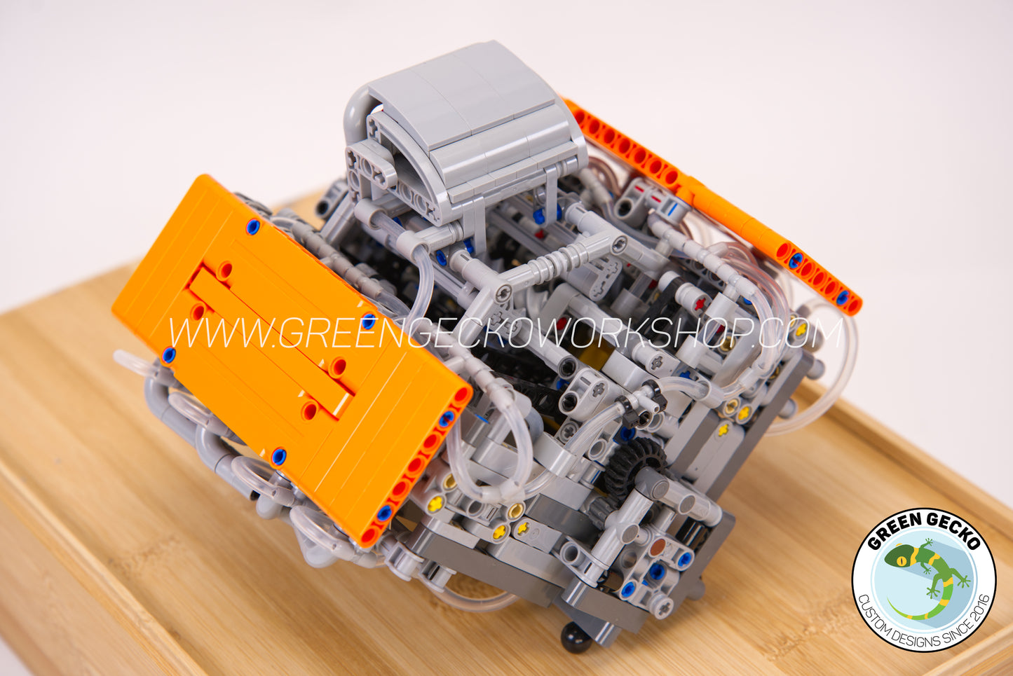 Complete Kit - MK5 V8 Supercharged Lego Pneumatic Engine - Switchless 2100 RPM 🔥 20% OFF! 🔥