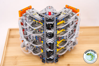 Complete Kit - MK5 V8 Supercharged Lego Pneumatic Engine - Switchless 2100 RPM 🔥 20% OFF! 🔥