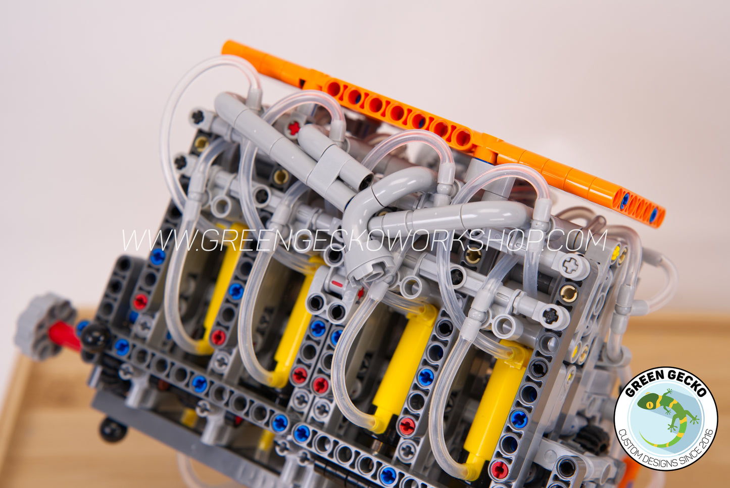 Complete Kit - MK5 V8 Supercharged Lego Pneumatic Engine - Switchless 2100 RPM 🔥 20% OFF! 🔥