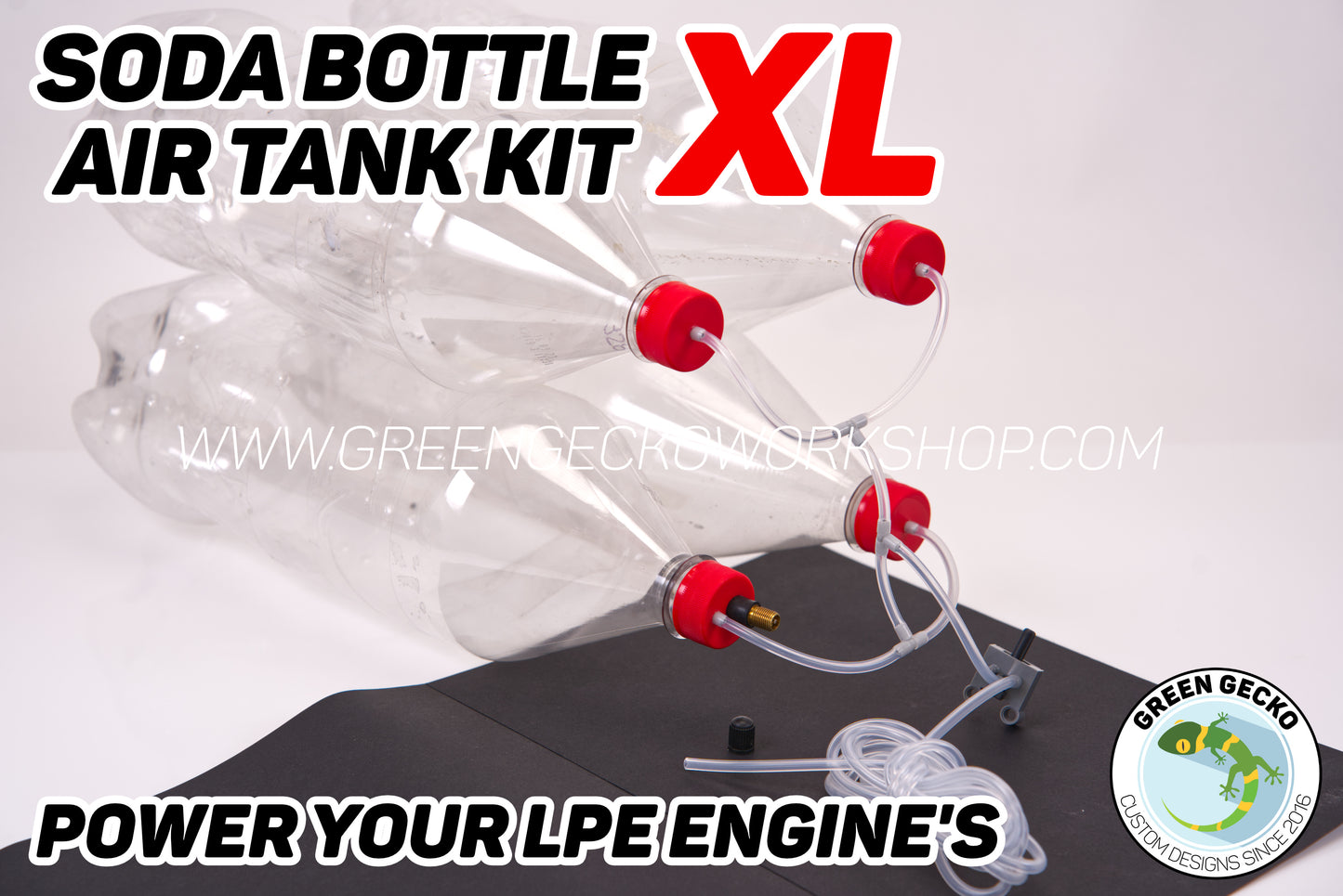 XL Sodaflaschen-Lufttank-Kit - Befeuere deinen Lego Pneumatikmotor!