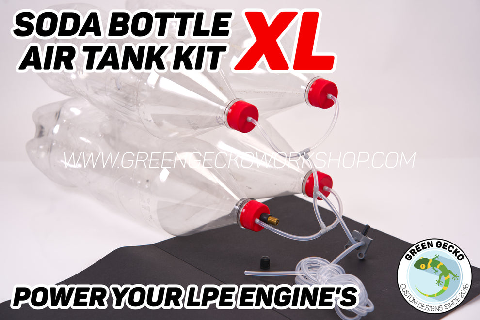 Soda Bottle Air Tank Kit XL - Power your Lego Pneumatic Engine! – Green ...