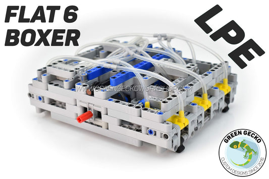 Complete Kit - Flat 6 Boxer Lego Pneumatic Engine