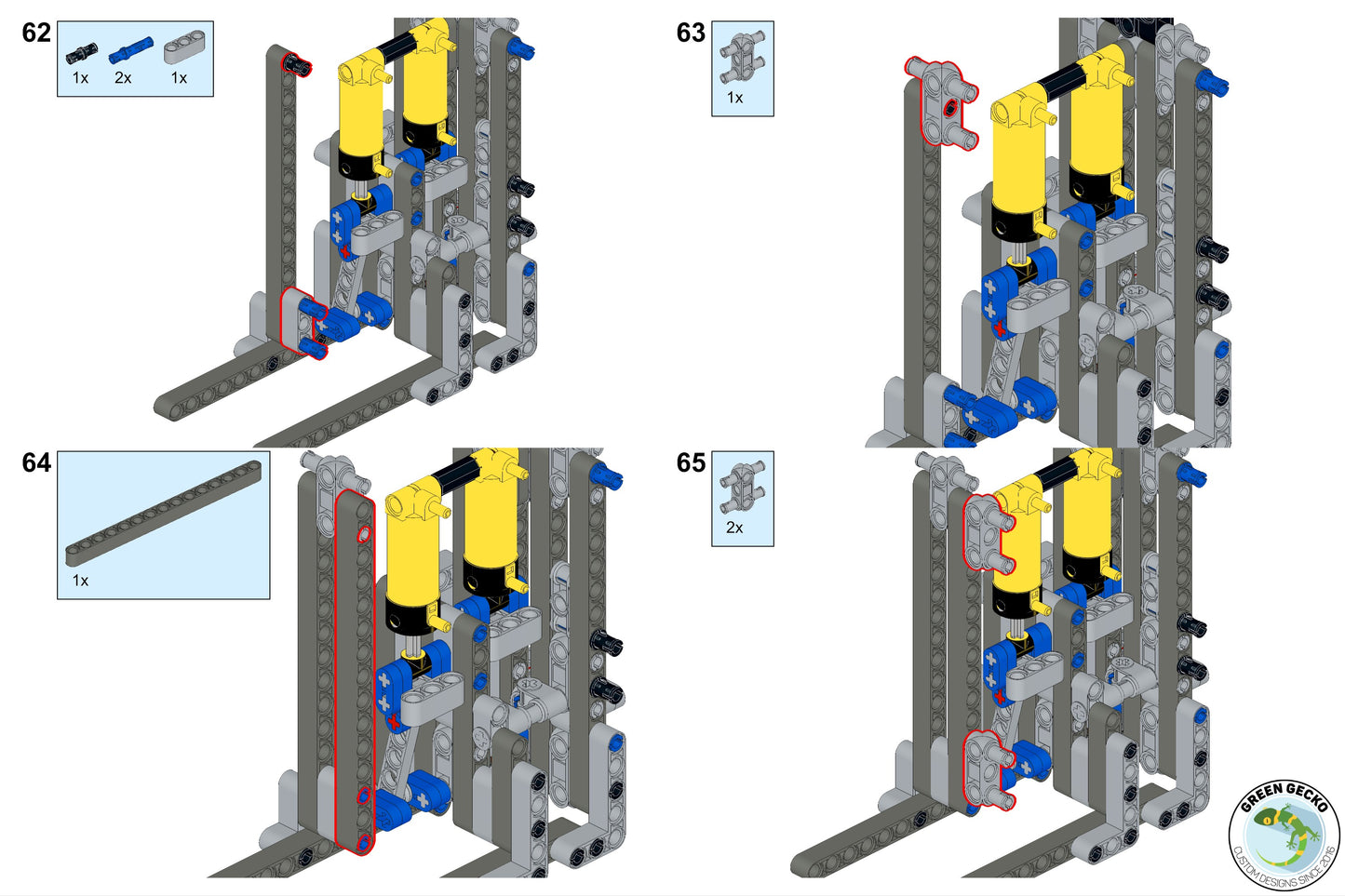 Pro Instructions - Inline 4 Cylinder Turbo Lego Pneumatic Engine