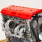 Complete Kit - MK4 V8 Twin Turbo Lego Pneumatic Engine - Switchless 2000RPM