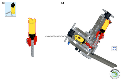 Pro Instructions - MK4 V8 Twin Turbo Lego Pneumatic Engine - Switchless 2000RPM