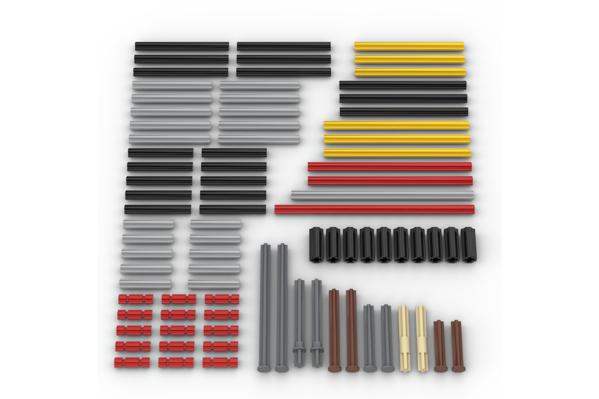 Lego Axil Lego Technic Axles and Connectors Pack – Green Gecko Workshop