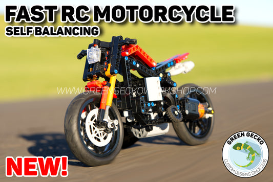 Complete Kit - Fast Lego RC Motorcycle - Self Balancing 🔥 20% OFF! 🔥