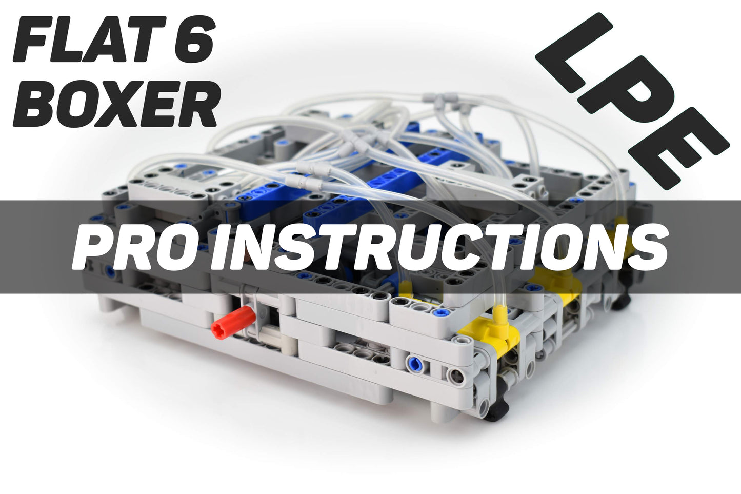 Pro Instructions - Flat 6 Boxer Lego Pneumatic Engine