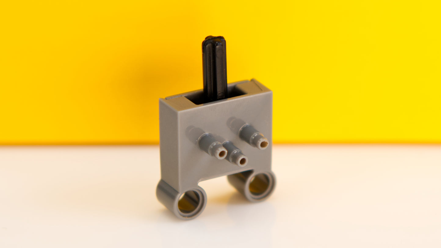 Modifizierter pneumatischer LEGO-Schalter – neuer Stil