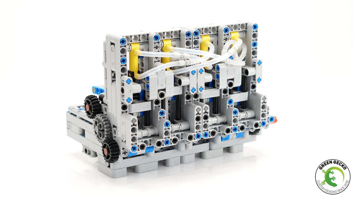 Pro Instructions - MK2 V8 Lego Pneumatic Engine 2200 RPM – Green Gecko ...